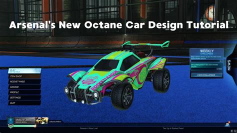 How To Make Arsenal's New Octane Car Design - YouTube