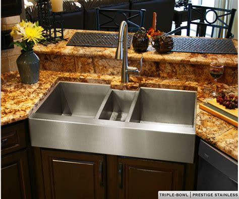 Custom Stainless Steel Sinks: Undermount & Topmount | Stainless farmhouse sink, Farmhouse sink ...