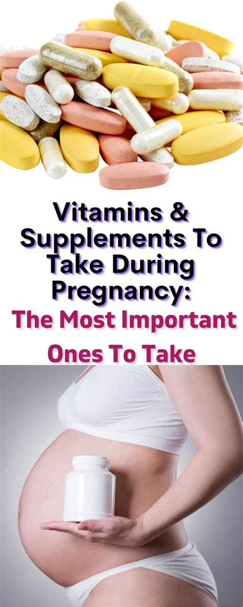 Most Important Vitamins For Pregnancy