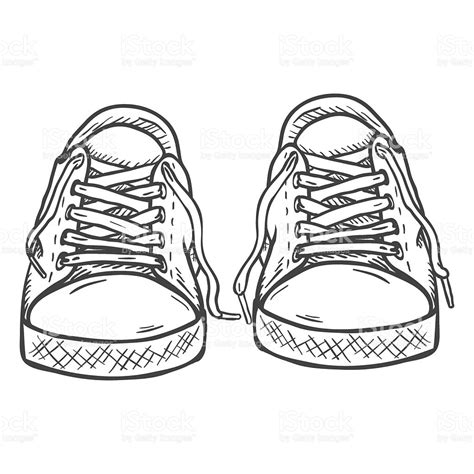 Shoes From The Front Drawing at GetDrawings | Free download