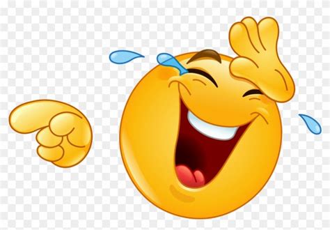 Free Png Download Laughing Pointing Emoji Png Images - Laughing Smiley ...