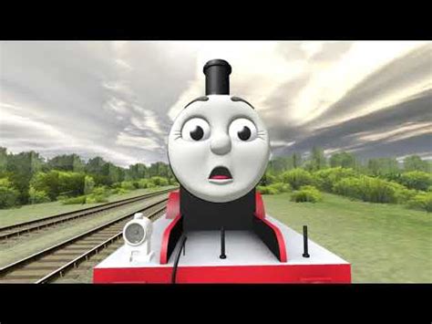 JAMES CRASHES OFF THE RAILS | (Trainz Remake Clip - Trouble On The Tracks V2) - YouTube