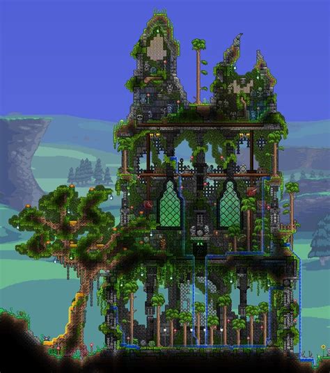 Pin on minecraft | Terraria house design, Terraria castle, Terrarium decor