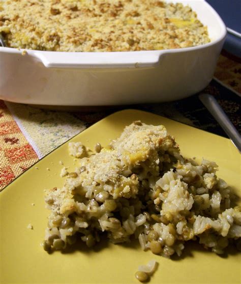 Easy Cheesy Lentil & Rice Casserole Recipe - Cheese.Food.com