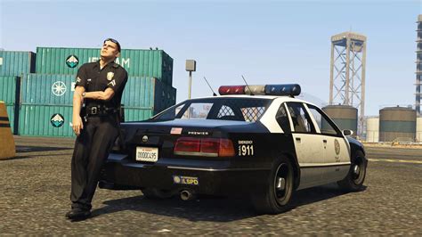 LSPD officer (Los-Santos police officer) Minecraft Skin