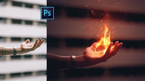 How to Blend Fire in Your Hand | Photoshop Tutorial - YouTube