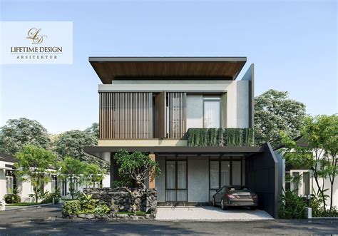 Desain Fasad Rumah Minimalis 2 Lantai, Simple Tapi Estetik!