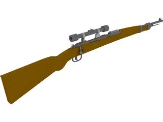 Karabiner 98k Scope 3D Model - 3DCADBrowser