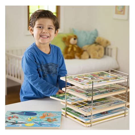 Melissa & Doug Single Wire Puzzle Rack | Melissa And Doug Toys