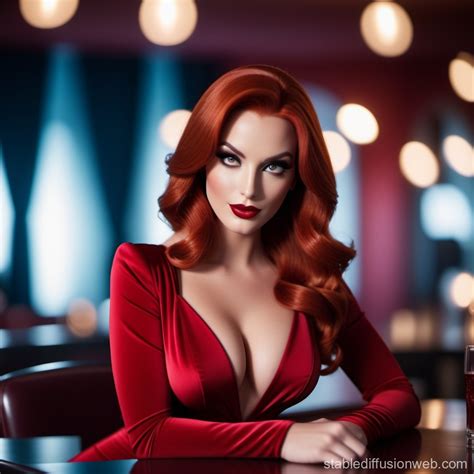 Jessica Rabbit's Tabletop Appearance | Stable Diffusion Online