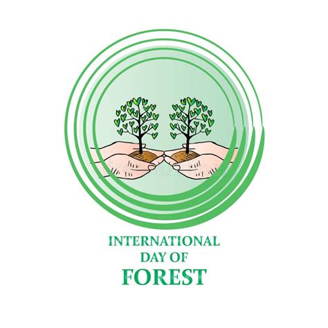 International Day of Forest Stock Illustration - Illustration of banner ...