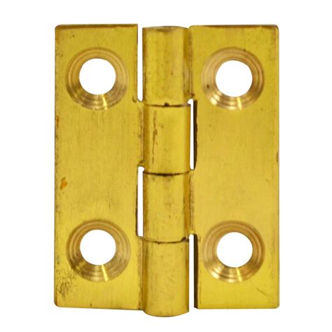 Zenith 25mm Solid Brass Fixed Pin Butt Hinge | Bunnings Warehouse