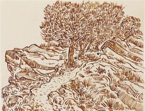 Vincent Van Gogh (1853-1890) Ink Drawing - Jul 09, 2018 | Preston Hall Gallery in TX