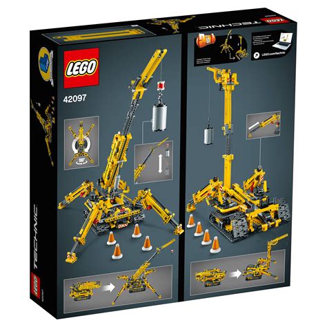 42097 LEGO Technic Compact Crawler Crane 2-in-1 Tower Crane 920 Pieces ...