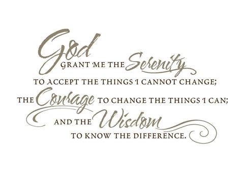 The Serenity Prayer LARGE Vinyl Wall Art by empressivedesigns