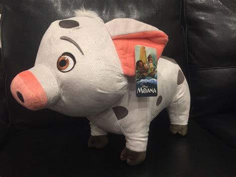 Disney Moana PUA Pig LARGE Plush Pillow Buddy Toy - Approx. 13"L 6"W 12 ...