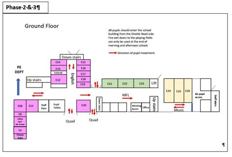 Woodmill High School - Staff Handbook - Building Plans