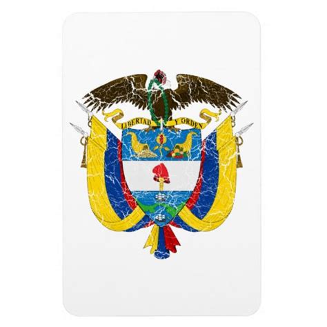 Colombia Coat Of Arms Vinyl Magnet | Zazzle