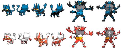 New Shiny Litten Line by VenomousZero on DeviantArt