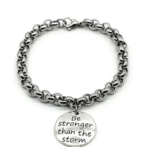 Aliexpress.com : Buy Strong Bracelets Letter Strong Than The Storm Sports Bracelets Charms ...