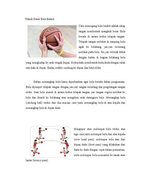 Teknik Dasar Basket | PDF