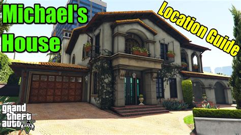 GTA 5 - Michael's House On Map Location Guide - YouTube