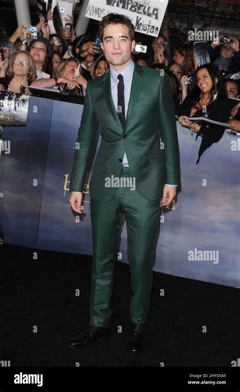 Robert Pattinson attending "The Twilight Saga: Breaking Dawn - Part 2 ...