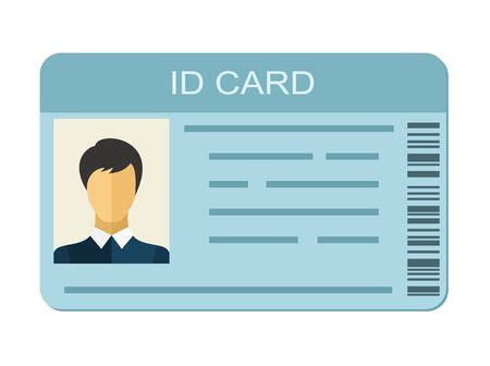 Vector of ID Card isolated on white - ID:64932244 - Royalty Free Image - Stocklib