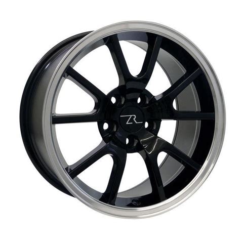 Buy Deep Dish Mustang Black FR500 Wheels 17x9 & 10.5" fits 1994-`04 Rims 17 inch in Katy, Texas ...