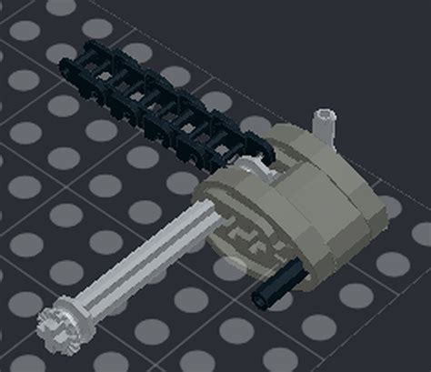 LEGO MOC Technic Minigun by Patterson's Lego Technic Creations | Rebrickable - Build with LEGO