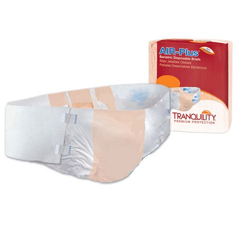 Tranquility Air Plus Overnight Bariatric Briefs for Severe Incontinence