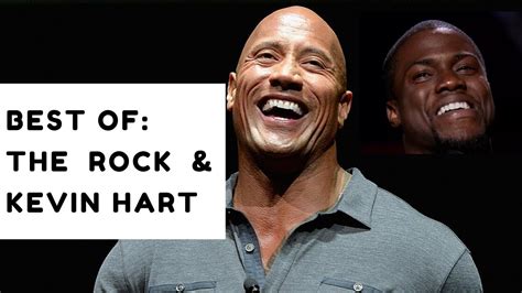 Kevin Hart and Dwayne "The Rock" Johnson's Funniest Moments - YouTube