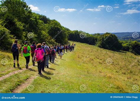 Large Group of Hikers editorial image. Image of people - 39605640