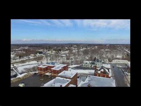 Houlton Maine - Downtown Aerial View in Winter - YouTube