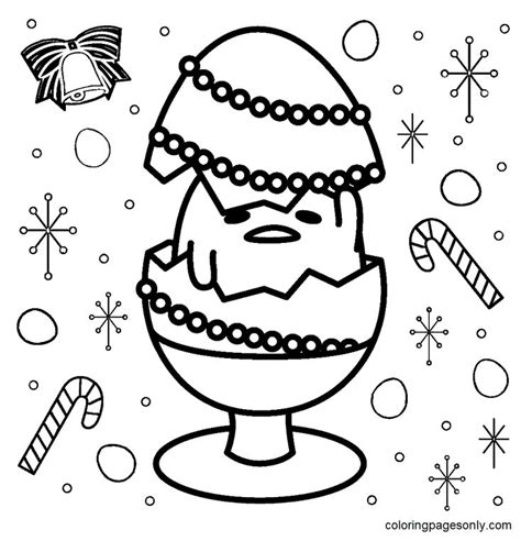 Gudetama Coloring Pages - Coloring Pages For Kids And Adults | Christmas coloring pages ...