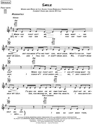 "Smile" Sheet Music - 5 Arrangements Available Instantly - Musicnotes