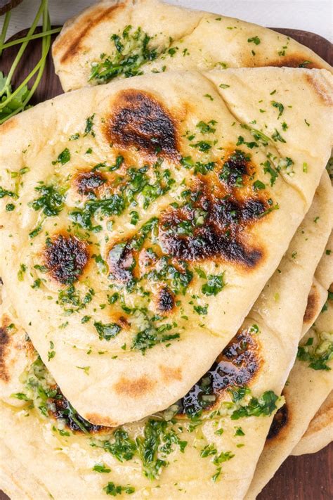 Vegan Naan Breads (Garlic and Herb) - Vegan on Board