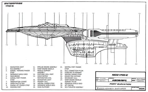 Star Trek Blueprints: Starfleet Vessel: Ambassador Class Starship U.S.S ...