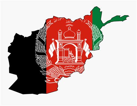 Afghanistan Flag Map , Free Transparent Clipart - ClipartKey