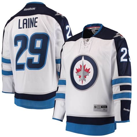 Men's Winnipeg Jets Patrik Laine Reebok White Away Premier Jersey ...