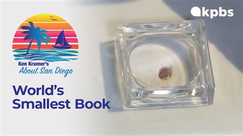 Smallest Book in the World, Why Did They Print It So Small? About San ...