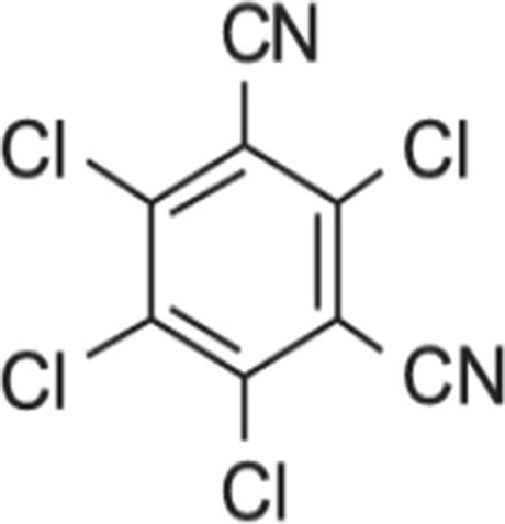 Chemical structure of chlorothalonil | Download Scientific Diagram