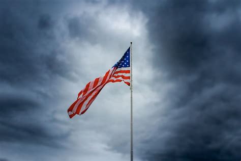 A windy day makes the American flag blow in the wind | Smithsonian Photo Contest | Smithsonian ...