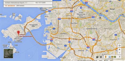 Detail Seoul Incheon International Airport Location Map | Seoul Weather and Airport Subway Map