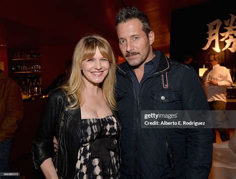 Actors Kathryn Morris and Johnny Messner attend the launch party for ...