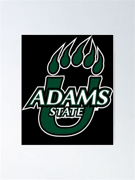 "Adams State University Grizzlies logo" Poster for Sale by dishaydin052 | Redbubble