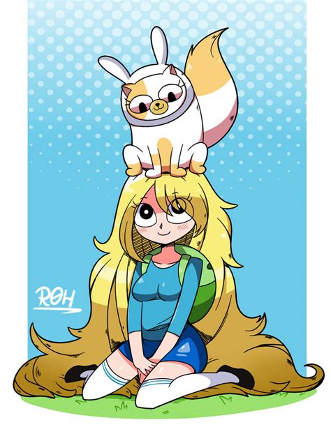 Fionna and Cake by ImNotRoh on DeviantArt