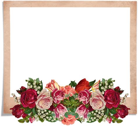 Free Image on Pixabay - Frame Rose, Vintage, Bouquet | Vintage bouquet, Vintage art, Decoupage art