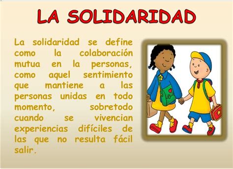 Valores Solidaridad