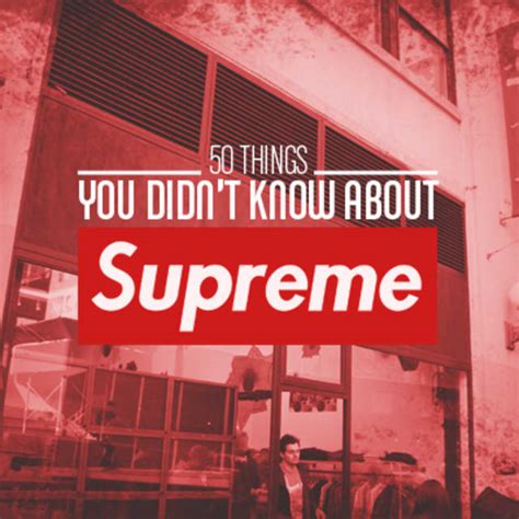 The Supreme logo is largely based on Barbara Kruger's propaganda art. - 50 Things You Didn't ...
